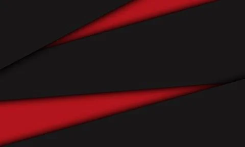 Abstract red grey triangle overlap geometric design modern futuristic technol Stock Illustration