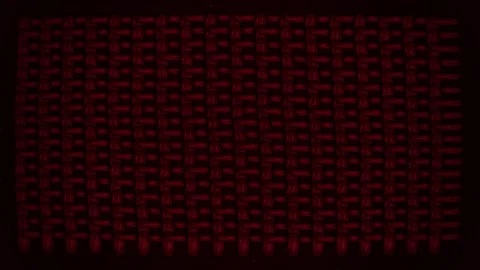 Abstract red grid pattern background loop for futuristic digital technology.. 動画素材 346006027