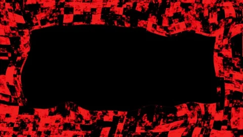 Abstract Red Grunge Texture Overlay with Black Background and Copy Space fo.. Stock Footage 341719743