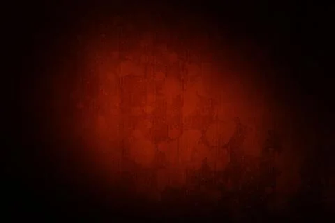 Abstract red grunge texture is showing irregular stains with dark vignette in Stock Illustration