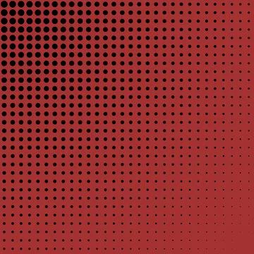 Abstract Red Halftone Dots Background Graphic Design Element Texture Pattern Stock Illustration