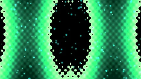 Abstract red halftone glow background with vibrant digital energy waves Stock-Footage 337497561