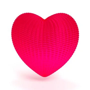 Abstract red heart Stock Illustration