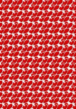 Abstract red hearts Valentine pattern Abstract red hearts Valentine patter... Stock Photos