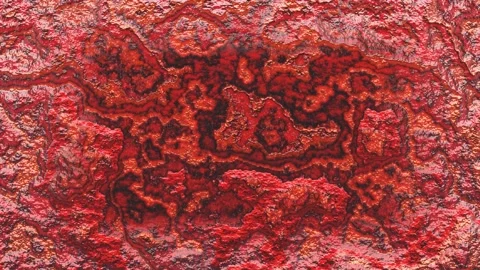 Abstract red heat fluid element with concept bleeding style, Lava effect. Stock Footage 154122541