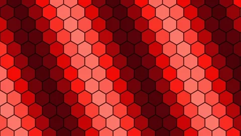Abstract Red Hexagon Pattern Background Wallpaper Opener Video Stock Footage 333799925