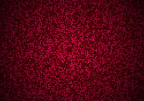 Abstract red hexagon pattern background and texture technology futuristic des Stock Illustration