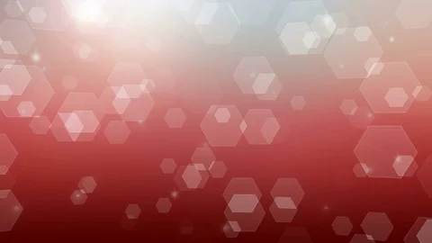 Abstract red hexagon pattern - seamless looping, 4K Stock Footage 85378374