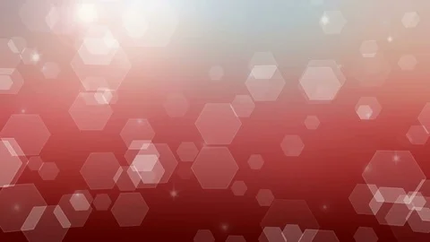 Abstract red hexagon pattern - seamless looping, 4K Stock Footage 85410931