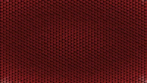 Abstract Red Hexagon Tech Glowing Seamless Looping Background Stock Footage 345620113