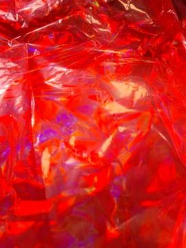 Abstract red holographic texture background Stock Photos