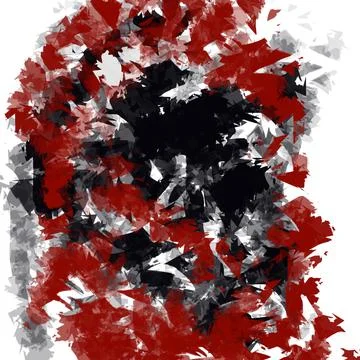 Abstract red Stock Illustration