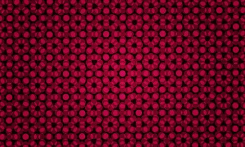 Abstract red illustration with colored bubbles in nature style. Illustrazione stock