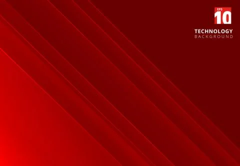 Abstract red image that depicts technology with overlapping diagonal lines. イラスト素材