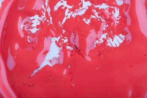 Abstract red image, paint closeup Stock Photos