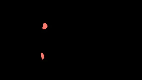 Abstract Red ink drop in water on a black background for effects with Alpha Stock Footage 94520097