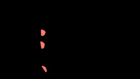 Abstract Red ink drop in water on a black background for effects with Alpha Stock Footage 94520117