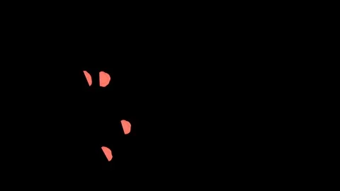 Abstract Red ink drop in water on a black background for effects with Alpha Stock Footage 94520119