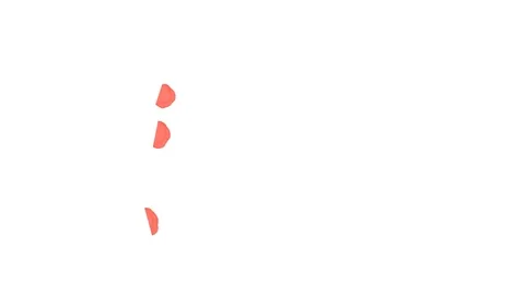 Abstract Red ink drop in water on a white background for effects with Alpha Stock Footage 94520152