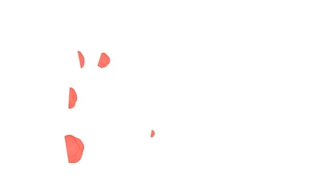 Abstract Red ink drop in water on a white background for effects with Alpha Stock Footage 94520159