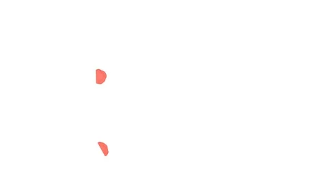 Abstract Red ink drop in water on a white background for effects with Alpha Stock Footage 94520161