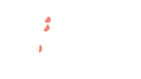 Abstract Red ink drop in water on a white background for effects with Alpha Stock Footage 94520186