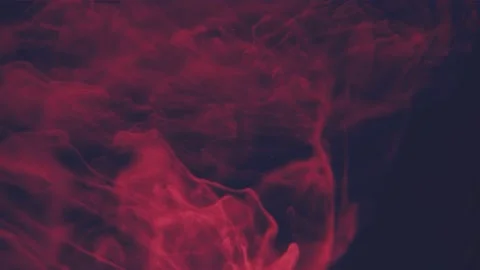 Abstract red Ink flowing in water Stock Footage 127645574