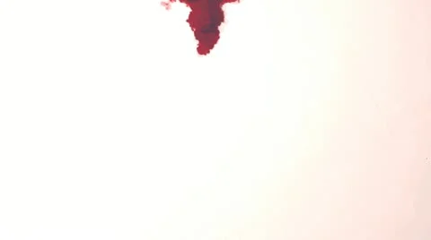 Abstract red ink Stock Footage 21891550
