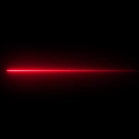 Abstract red laser beam moving horizontally on black background seamless lo.. 動画素材 335493545