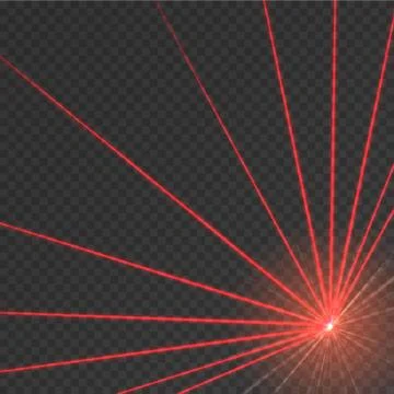 Abstract red laser Stock Illustration
