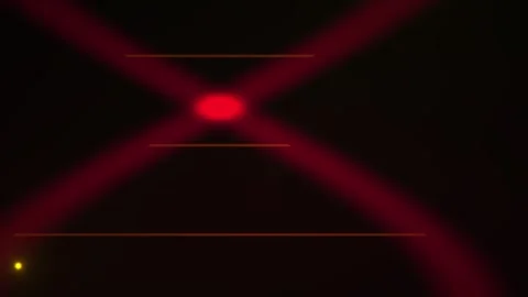 Abstract Red Laser Light Beams Intersecting in Dark Environment. Stock Footage 341803726