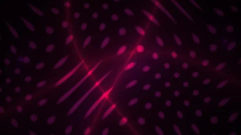 Abstract Red Laser Light Patterns Moving Across Dark Background. Stock Footage 341803756