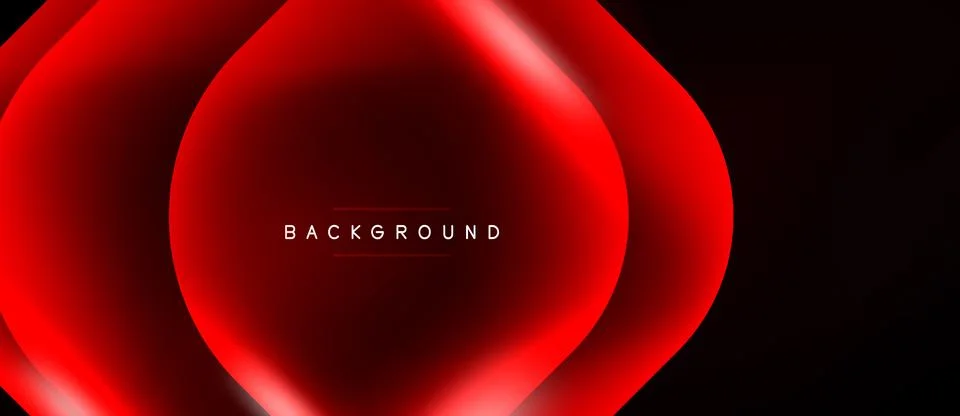 Abstract red layers create dynamic visual effect. Gradient shapes suggest d.. Illustrazione stock
