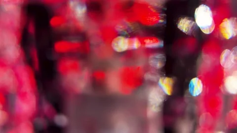 Abstract red light bokeh background Stock-Footage 344986204