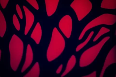 Abstract red light branches shadow pattern background 스톡 사진