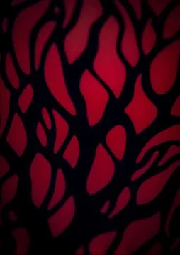 Abstract red light branches shadow pattern background 스톡 사진