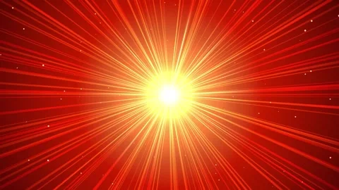 Abstract red light burst effect on bright background in cinematic dynamic f.. Stock Footage 346989044