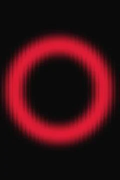 Abstract Red Light Circle with Motion Effect Ilustración de archivo