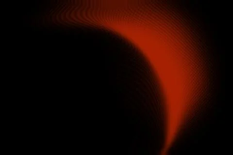 Abstract red light curve on black background for modern digital design Stock Illustration