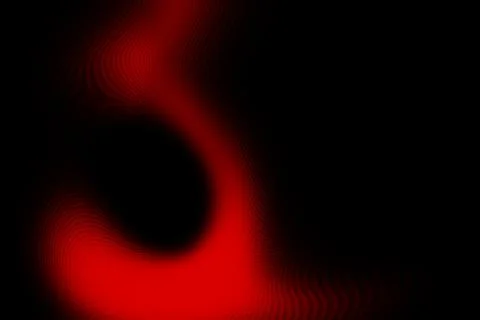 Abstract red light glow on black background for modern digital design Stock Illustration