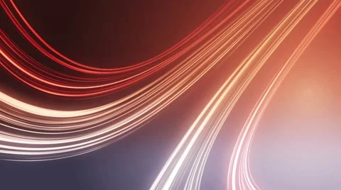 Abstract red light lines background, loop Stock Footage 48961735