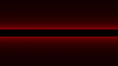 Abstract red light moving horizontally across dark background creating a gl.. Stockbeeldmateriaal 335023193