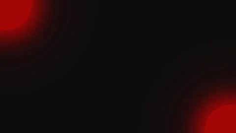 Abstract red light orbs in corners of black background creating vignette ef.. Stock Illustration
