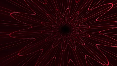 Abstract red light pattern creating a spiral effect Stock Footage 340329556