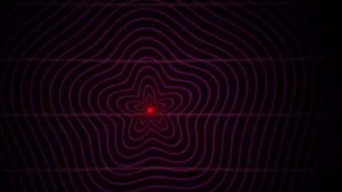 Abstract red light pattern on dark background with wavy lines. Stock Footage 335945129