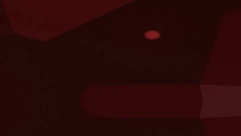 Abstract Red Lighting Shapes Moving and Reflecting in Dim Space Vídeo Stock 330120862