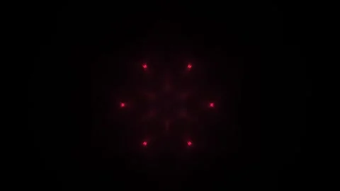 Abstract Red Lights on Black Background. Vidéo 334329277