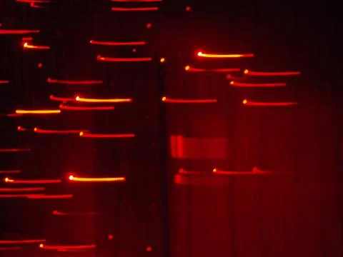 Abstract red lights with low depth of field bokeh Stock Photos