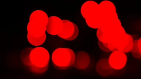 Abstract red lights over black background footage Stock Footage 273305168