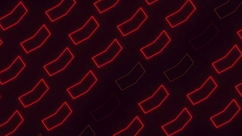 Abstract red line pattern on black background for website design Stock-Footage 315108054